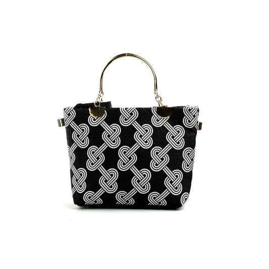 Elegant Golden Handle Handbag