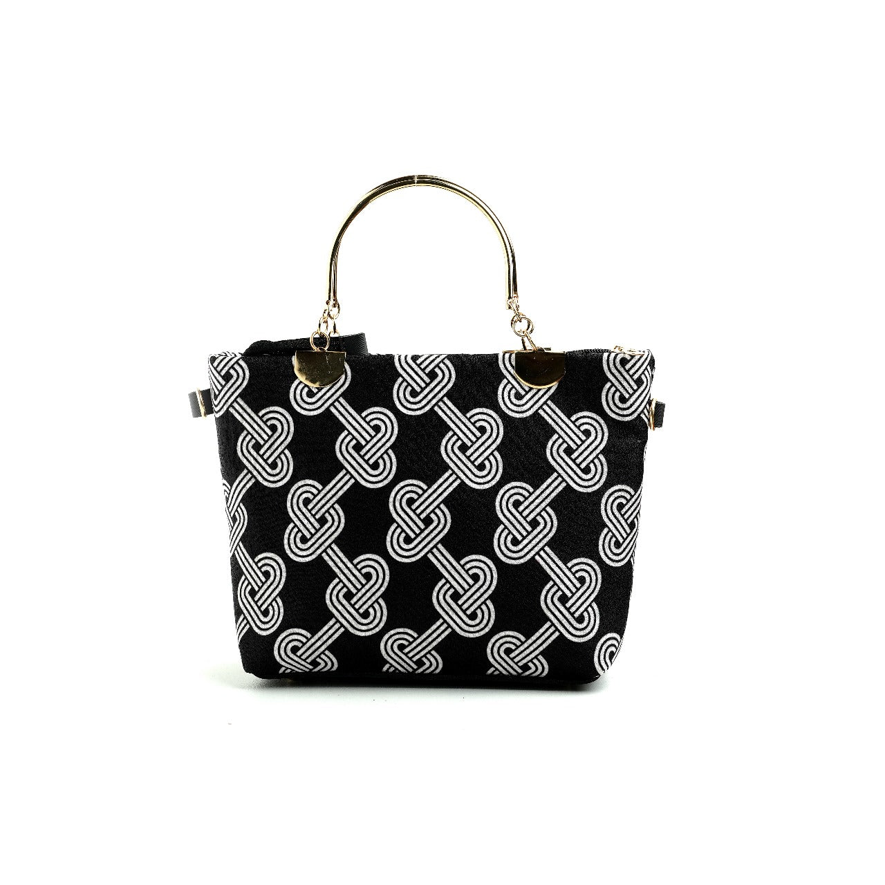 Elegant Golden Handle Handbag