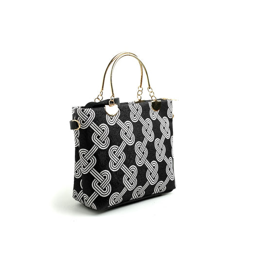 Elegant Golden Handle Handbag